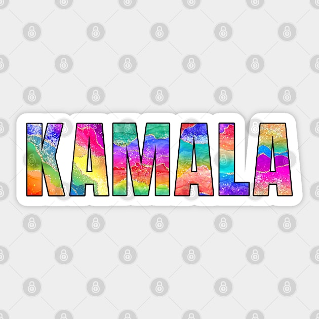KAMALA Harris for President 2024 Sticker by Luxinda